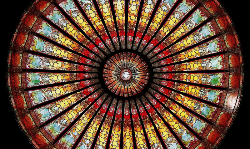 彩色彩色玻璃穹顶,高清,摄影图,摄影图片,图片大全,摄影图免费下载
